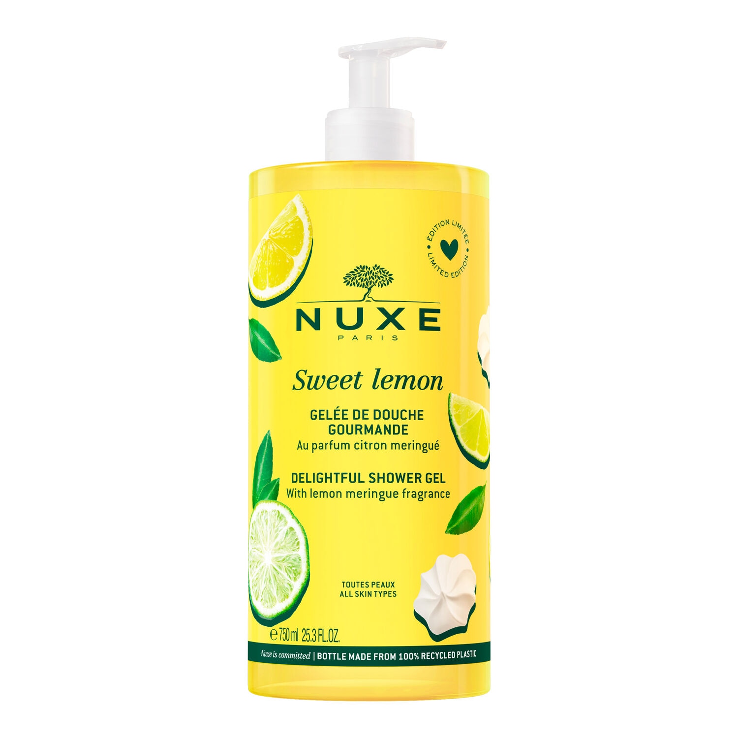 ニュクス スイートレモン シャワージェル 750ml <br>NUXE GELEE DE DOUCHE GOURMANDE SWEET LEMON  750ml