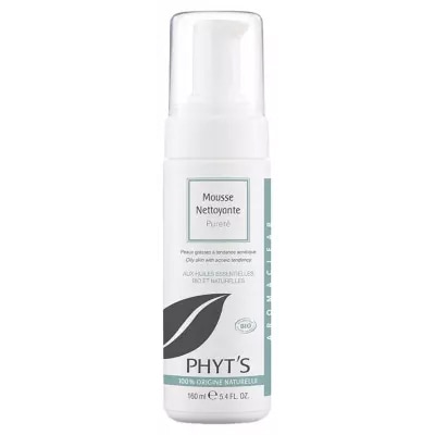 【フィッツ】アロマクリア クレンジング フォーム BIO 160mL<br>【PHYT'S】AROMACLEAR MOUSSE NETTOYANT PURETE BIO 160mL