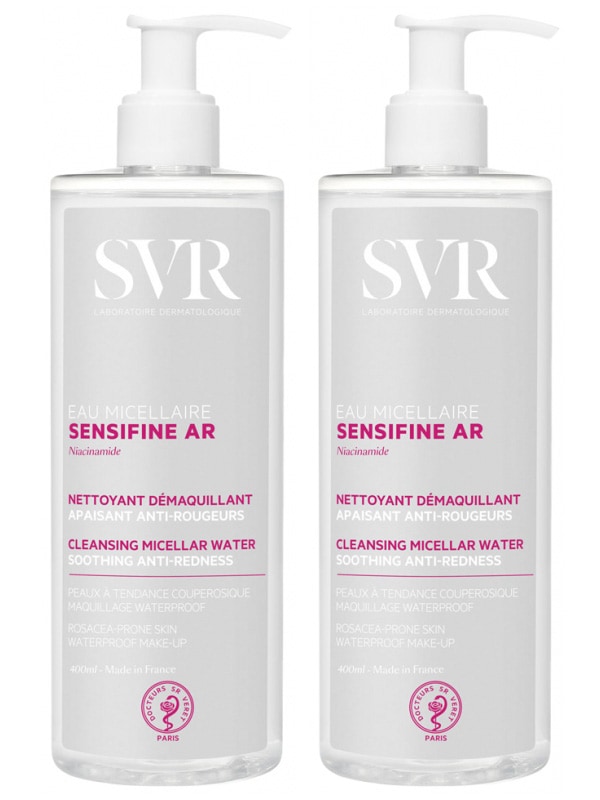 SVR センシファイン AR ミセラー ウォーター 400 ml　２本セット<br>SVR Sensifine AR eau micellaire 400ml