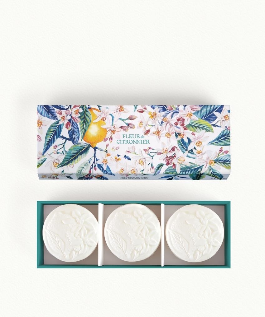 【フラゴナール】シトロニエ ソープ　コフレ 75mlＸ3<br>【FRAGONARD】 COFFRET CITRONIER SAVONS 75mlX3