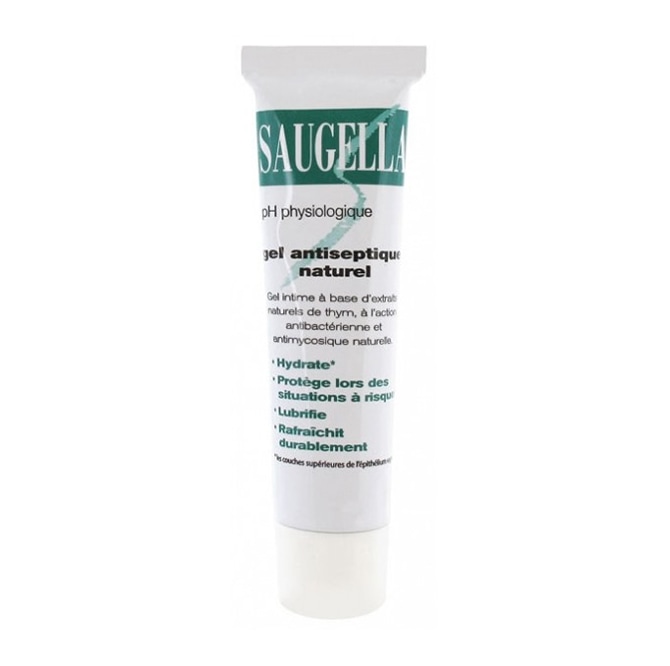 【サウジェラ】ナチュラル アンチセプティック デリケートゾーン ジェル 30mL<br> 【SAUGELLA】ANTISEPTIQUE NATUREL GEL INTIME 30mL