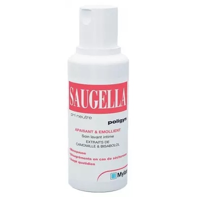 【サウジェラ】ポリゴン デリケートゾーン クレンザー 250mL<br>【SAUGELLA】POLIGYN SOIN LAVANT INTIME APAISANT ET EMOLLIENT 250mL