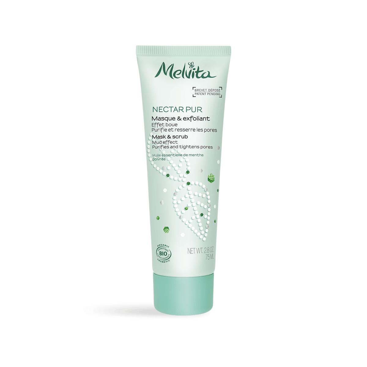 [メルヴィータ]  ネクターピュア マスク＆スクラブ (オイリー肌、トラブル肌) 75ml<br>[MELVITA] NECTAR PUR MASQUE ET EXFOLIANT 75ml