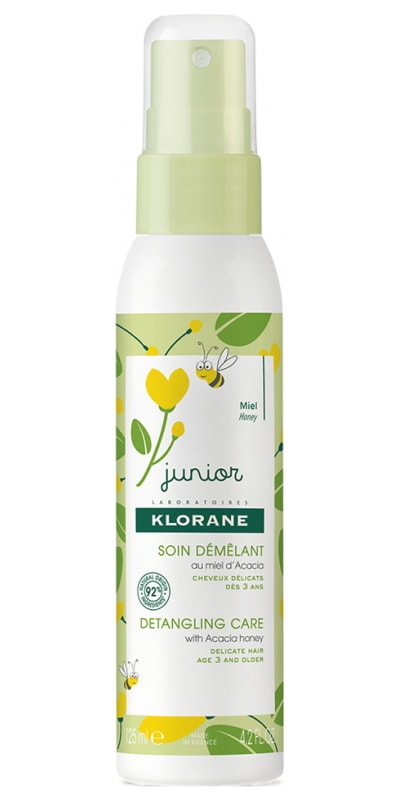 クロラン ジュニア ピーチ デタングリング スプレー 125 ml<br>KLORANE JUNIOR DEMELANT PECHE SPRAY 125ml