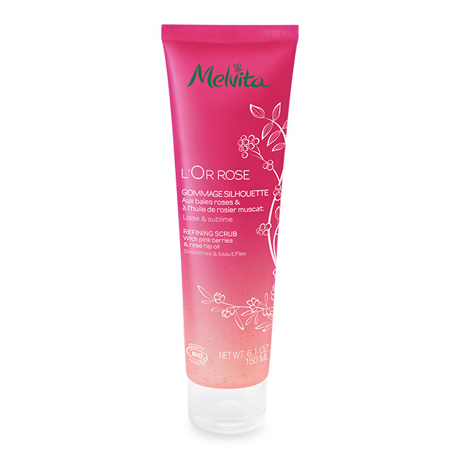 【メルヴィータ】ロー ローズ エンリッチド シルエット スクラブ 150mL<br>【MELVITA】L'OR ROSE GOMMAGE SILHOUETTE ENRICHI 150mL