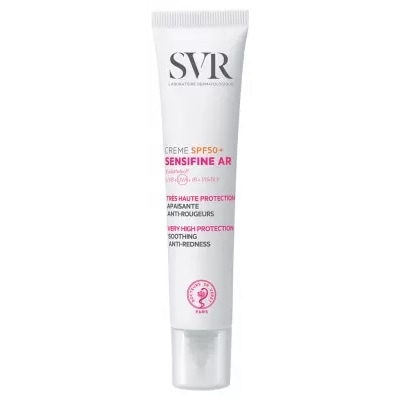 【エスブイアール】センシファイン AR スージング アンチレッドネス クリーム SPF50 40mL<br>【SVR】SENSIFINE AR CREME APAISANTE ANTI-ROUGEURS SPF50 40mL