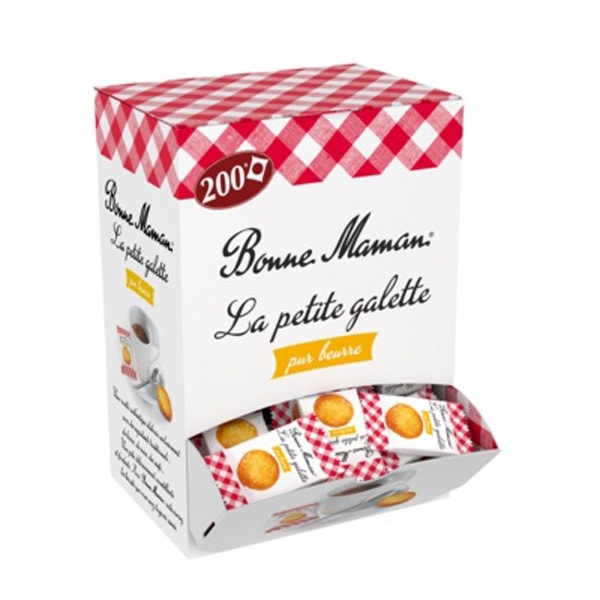 ボンヌママン 美味しいビスケット200個入ボックス<br>BONNE MAMAN LA PETITE GALETTE BOITE DE 200