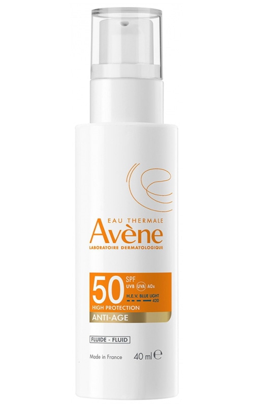 アベンヌ サンスクリーン エイジング フルイド SPF50 40ml<br>AVENE SOLAIRE FLUIDE ANTI-AGE SPF50 40ML