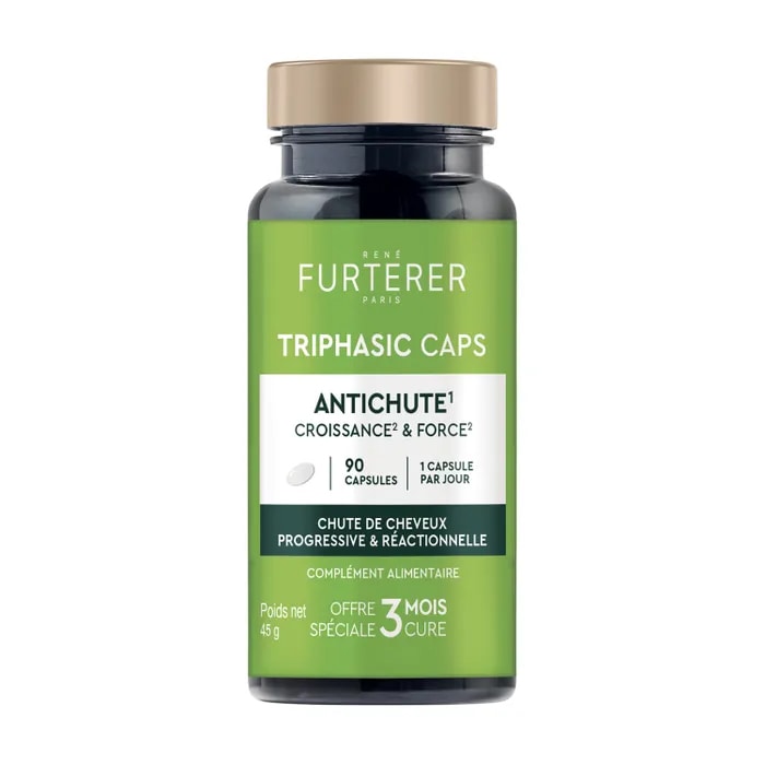 【ルネフルトレール】トリファジック アンチシュート カプセル 90カプセル<br>【RENE FURTERER】TRIPHASIC CAPS ANTICHUTE 90 CAPSULES