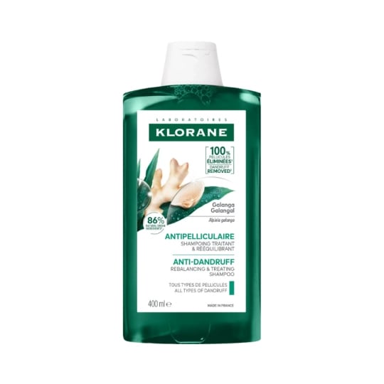 【クロラーヌ】アンチ ダンドラフ シャンプー(ふけ取りシャンプー) 400mL<br>【KLORANE】SHAMPOOING ANTIPELLICULAIRE REEQUILIBRANT AU GALANGA 400mL