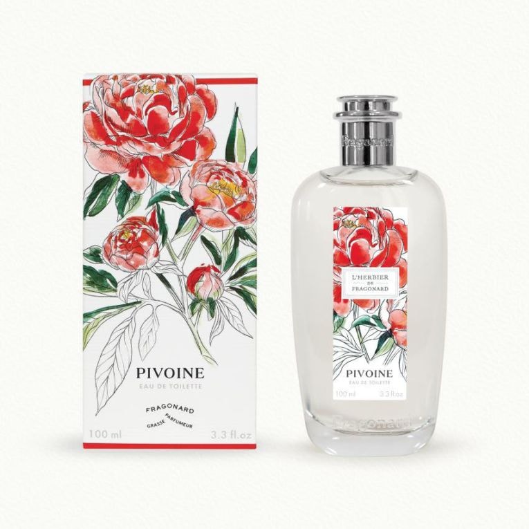 【フラゴナール】ピオニー オードトワレ 100mL<br>【FRAGONARD】L'HERBIER DE FRAGONARD PIVOINE EAU DE TOILETTE 100mL