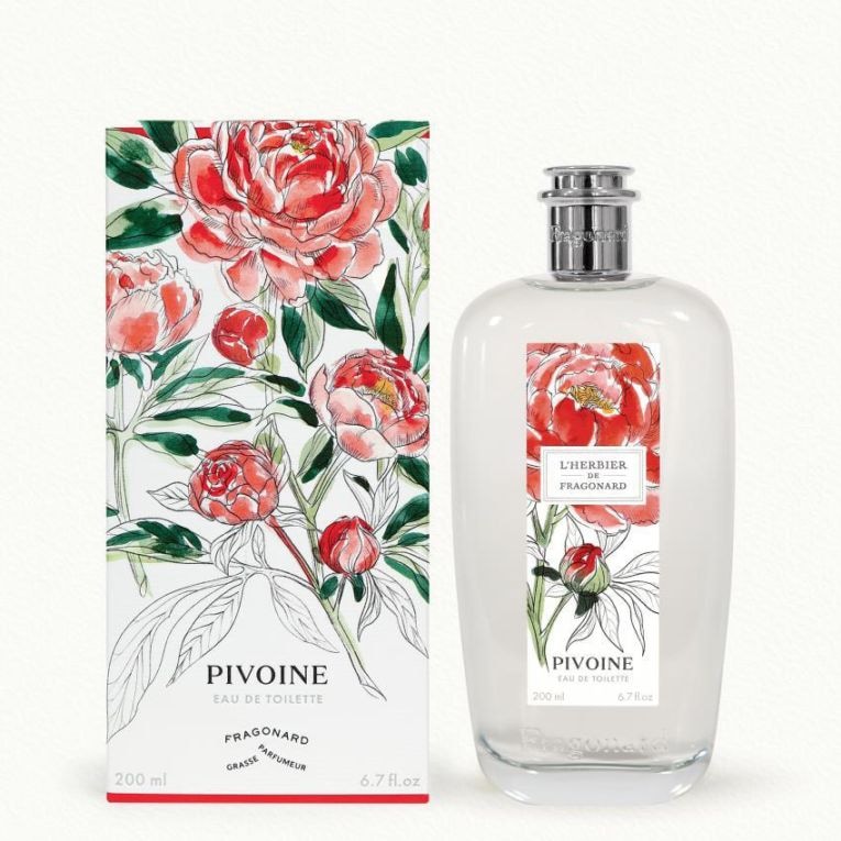 【フラゴナール】ピオニー オードトワレ 200mL<br>【FRAGONARD】L'HERBIER DE FRAGONARD PIVOINE EAU DE TOILETTE 200mL