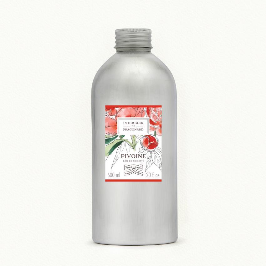 【フラゴナール】ピオニー オードトワレ 600mL<br>【FRAGONARD】L'HERBIER DE FRAGONARD PIVOINE EAU DE TOILETTE 600mL