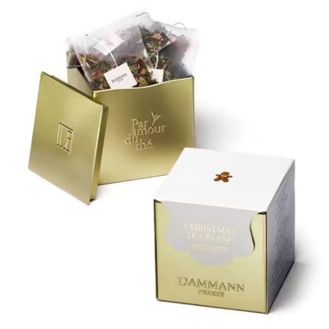 【ダマンフレール】クリスマス ホワイト ティー 20 クリスタルティーバッグ<br>【DAMMANN FRERES】CHRISTMAS TEA BLANC