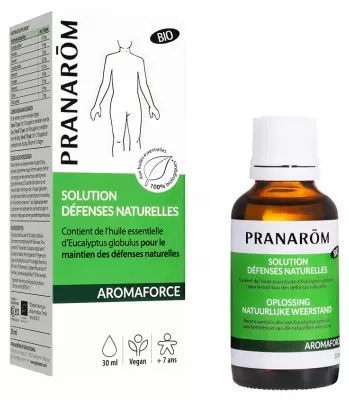 【プラナロム】アロマフォース ナチュラルディフェンスソリューション 30mL<br>【PRANAROM】AROMAFORCE SOLUTION DEFENSES NATURELLES BIO 30mL