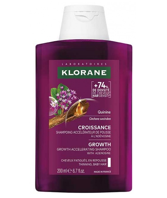 【クロラーヌ】発毛育毛促進シャンプー アデノシンと薬用キニーネ配合 200ml<br>【KLORANE】SHAMPOING ACCELARATEUR DE POUSSE QUININE & l'Ad??nosine200ml