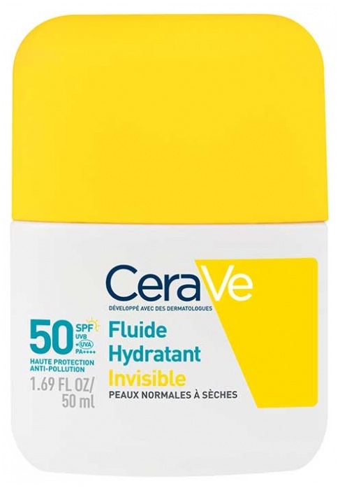 セラヴィ CeraVe  インビジブル モイスチャライジング フルイド SPF50 50ml<br>CERAVE FLUIDEINVISIBLE HYDRATANT SPF50 50ml