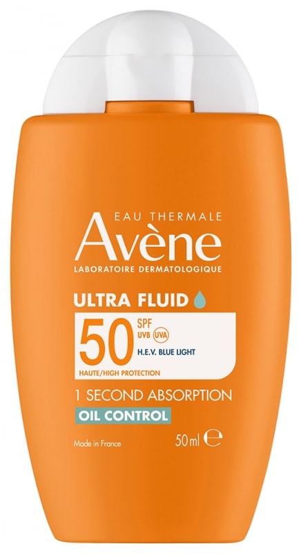 アベンヌ サンスクリーン フルイド ウルトラ オイルコントロール SPF50 50ml<br>AVENE SOLAIRE FLUIDE ULTRA OIL-CONTROL SPF50 50ML