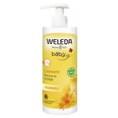 【ヴェレダ】カレンドラ ベビー リニメント クレンジング ケア  400mL<br>【WELEDA】BABY CALENDULA LINIMENT SOIN NETTOYANT 400mL