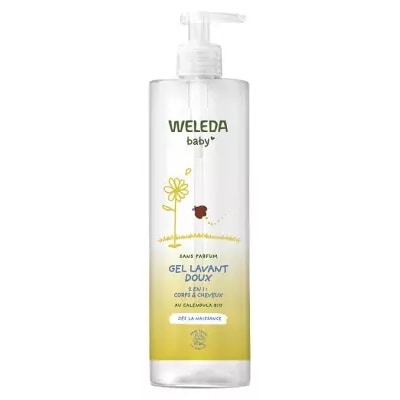 【ヴェレダ】カレンドラ  ベビー  ソフト クレンジング ジェル 400mL<br>【WELEDA】BABY GEL LAVANT DOUX CALENDULA 400mL