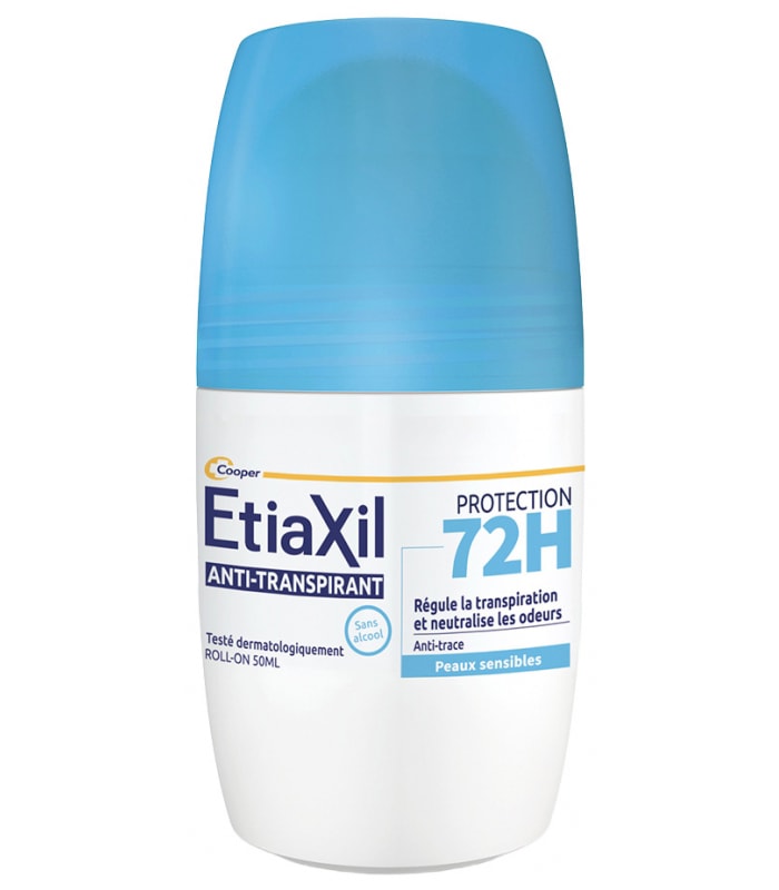 エティアキシル 72時間制汗デオドラント（敏感肌用ロールオンタイプ）50ml<br>ETIAXIL DEODORANT ANTI-TRANSPIRANT PROTECTION 72H ROLL-ON 50ml