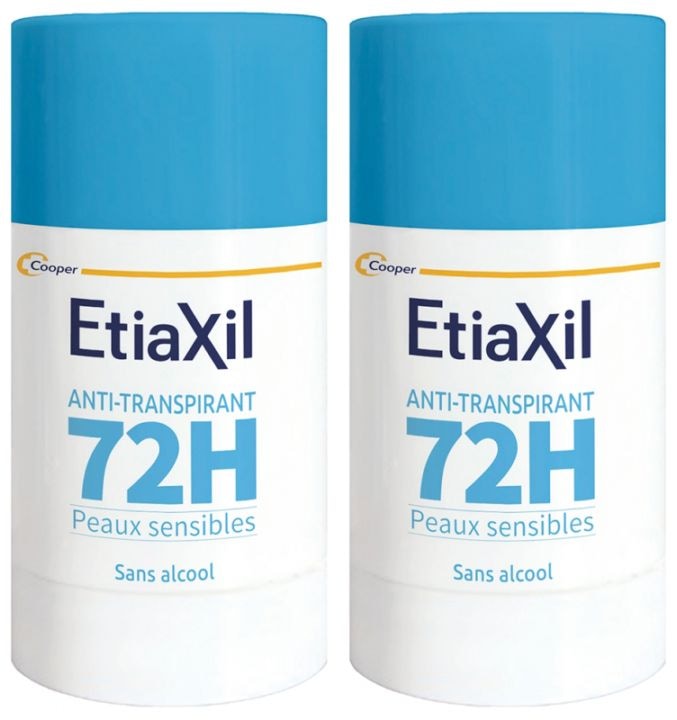 [エティアキシル] デオドラント アンチトランスピラン スティック 72時間 40ml　２個セット<br>[ETIAXIL] DEODRANT STICK 72H 40ml 2pcs
