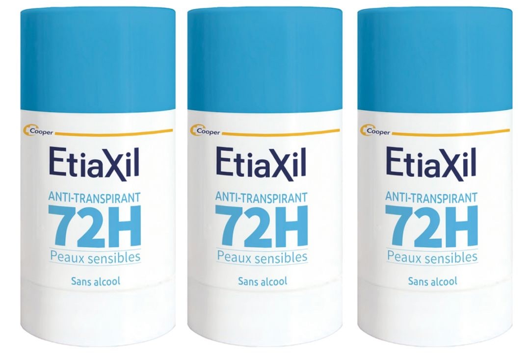 [エティアキシル] デオドラント アンチトランスピラン スティック 72時間 40ml　3個セット<br>[ETIAXIL] DEODRANT STICK 72H 40ml 3pcs