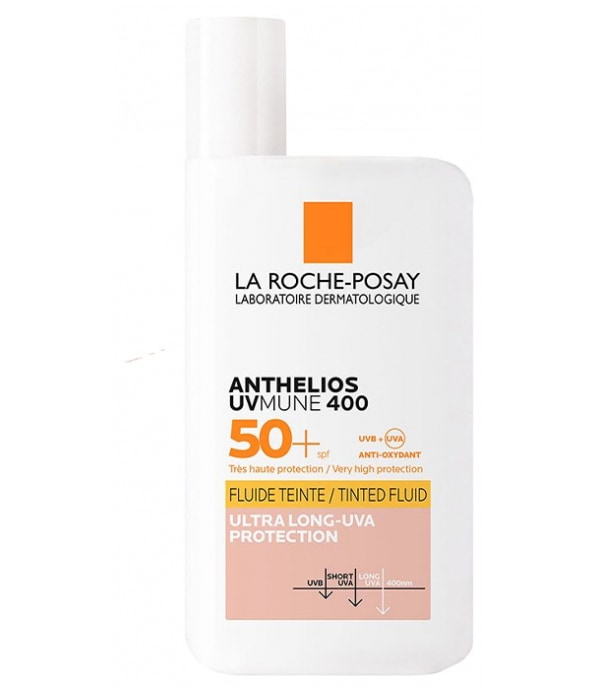 ラロッシュポゼ アンブリオリス UVMUNE400 フルイッド テインテ 50mL<br>LA ROCHE POSAY ANTHELIOS UVMUNE400 FLUIDE TEINTEE 50mL