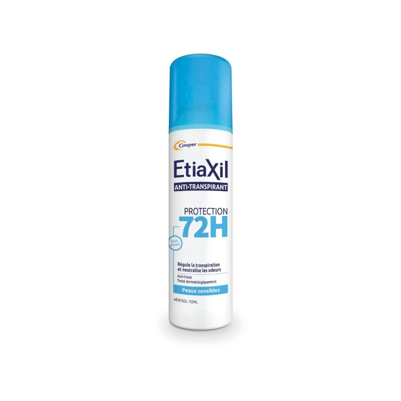 エティアキシル 72時間制汗デオドラント（敏感肌用スプレータイプ）150ml<br>ETIAXIL DEODORANT ANTI-TRANSPIRANT PROTECTION 72H SPRAY 150ml