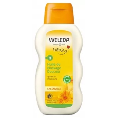 【ヴェレダ】カレンドラ ベビー マッサージ オイル 200mL<br>【WELEDA】BABY HUILE MASSAGE DOUCEUR CALENDULA 200mL