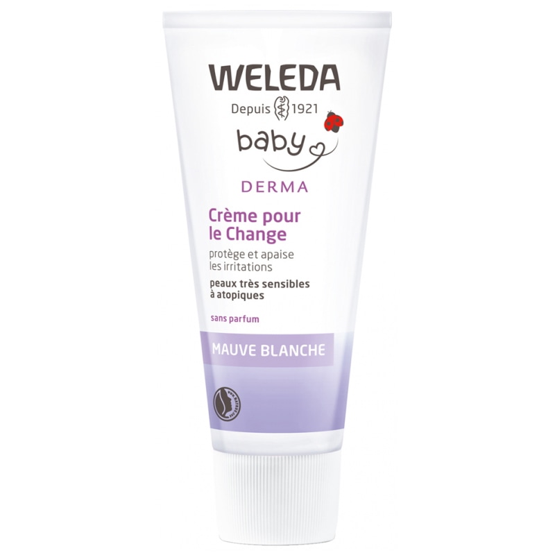 【ヴェレダ】ベビーダーマ おむつケアクリーム ホワイトマロウ 50mL<br>【WELEDA】BABY DERMA CREME POUR LE CHANGE A LA MAUVE BLANCHE 50mL