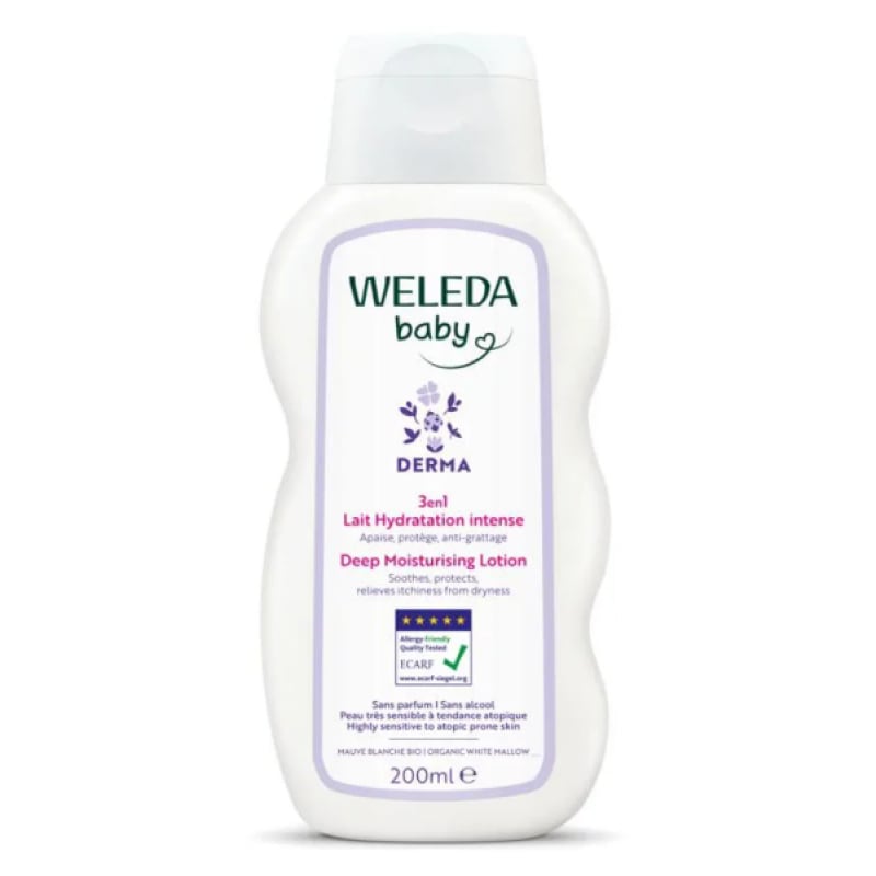 【ヴェレダ】ベビー ダーマ  インテンス  ハイドレーション  ボディローション 200mL　【WELEDA】BABY DERMA LAIT CORPS HYDRATATION INTENSE 200mL