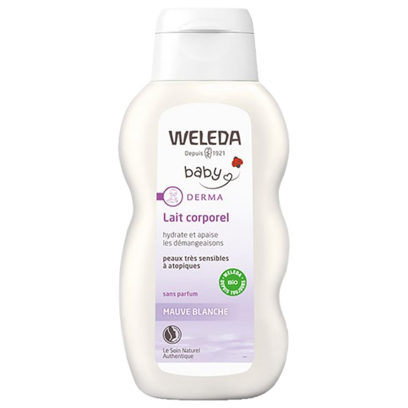【ヴェレダ】ベビー ダーマ ホワイトマロウ ボディローション 200mL　【WELEDA】BABY DERMA DLAIT CORPOREL 200mL
