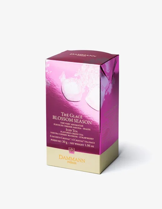 ダマンフレール アイスティー ブロッサムシーズン 6 個包装の小袋 DAMMANN FRERES THE GLACE - BLOSSOM SEASON 6 SACHETS ENVELOPPES
