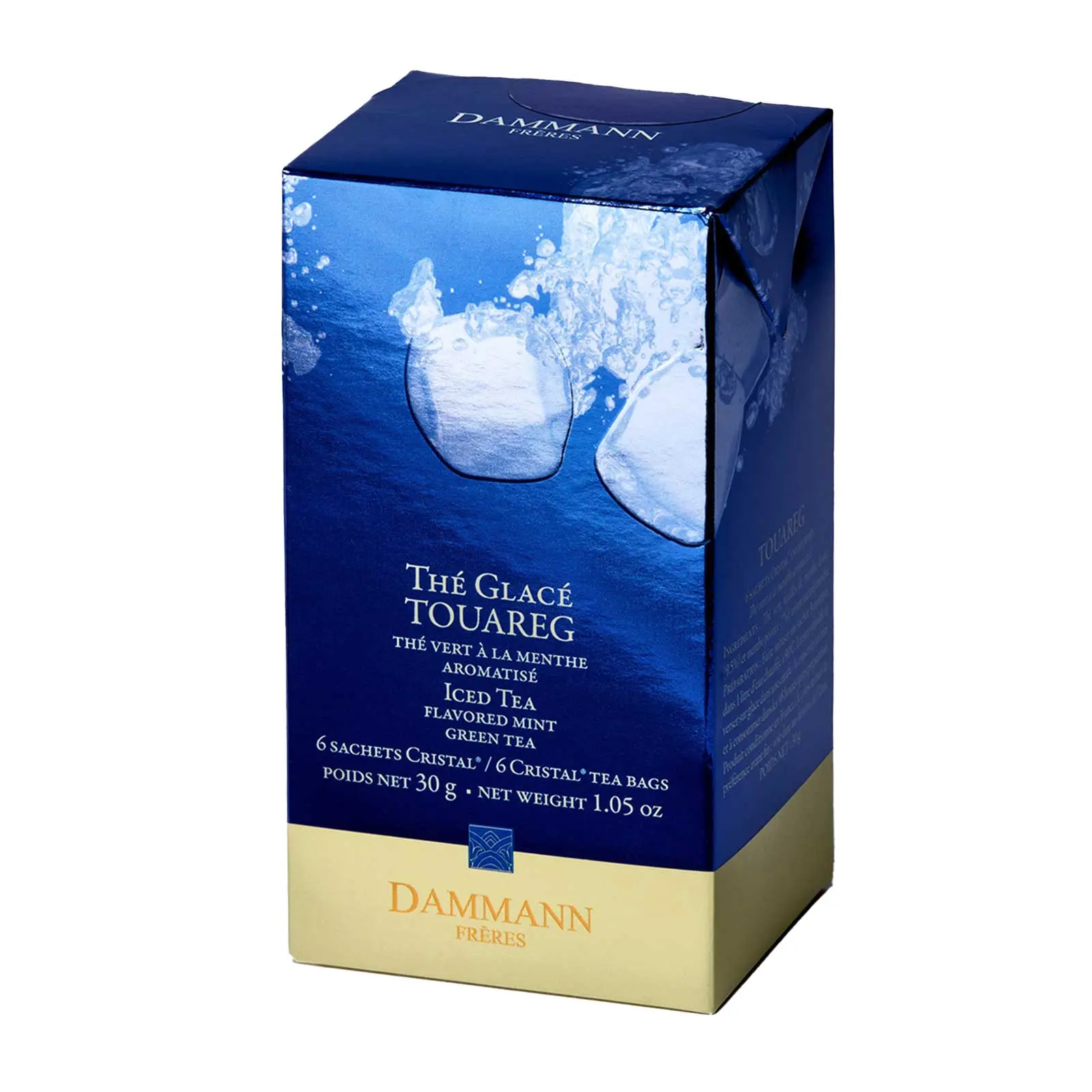 ダマンフレール アイスティー トゥアレグミント 6 個包装の小袋 DAMMANN FRERES THE GLACE - TOUAREG MENTHE 6 SACHETS ENVELOPPES