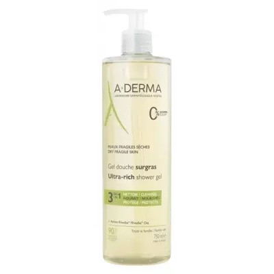 【アデルマ】シャワージェル 3 IN 1 750mL 【A-DERMA】GEL DOUCHE SURGRAS 3-EN-1 750mL