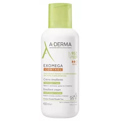 【アデルマ】エグゾメガ コントロール エモリエント クリーム  400mL 【A-DERMA】EXOMEGA CONTROL CREME EMOLIENTE 400mL