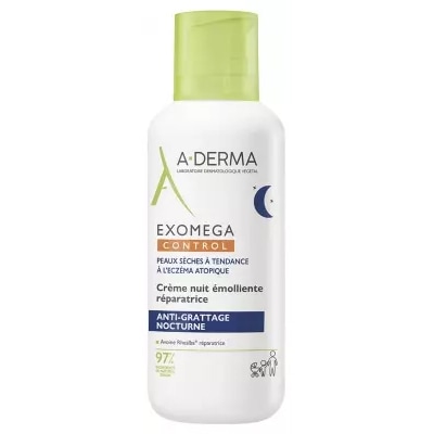 【アデルマ】エグゾメガ コントロール  エモリエント リペアリング ナイトクリーム 400mL 【A-DERMA】EXOMEGA CONTROL CREME NUIT EMOLLIENTE REPARATRICE 400mL