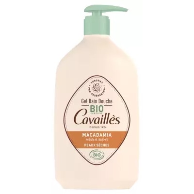 【ロジェカバイエス】バス＆シャワージェル マカダミアオイル 1000mL　【ROGE CAVAILLES】 GEL BAIN DOUCHE AMANDE VERTE BIO  1000mL