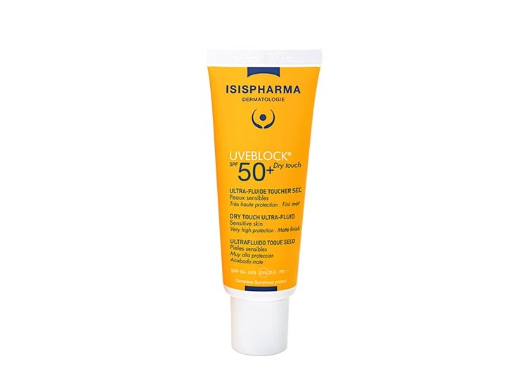 イシスファーマ UVEBLOCK SPF 50+ ドライタッチ インビジブル 40ml ISIS PHARMA UVEBLOCK SPF 50+ DRY TOUCH INVISIBLE 40ML