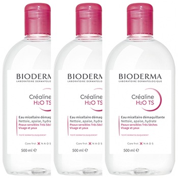 [ӥǥ] 󥷥ӥġ TS H2O 500ml3ܥå[BIODERMA]CREALINE TS H2O 500ml