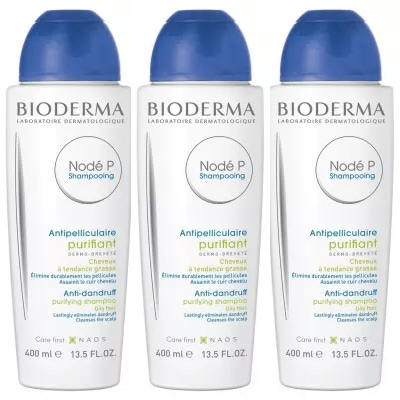 [ビオデルマ]ノデ　P　ジェルシャンプー　400ml　3本セット<br>[BIODERMA]NODE P SHAMPOOING-BIG SIZE
