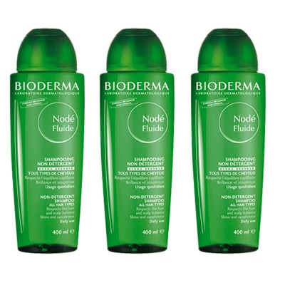 [ビオデルマ]ノデ　フルイドシャンプー　400ml　3本セット<br>[BIODERMA]NODE FLUIDE BIG SIZE
