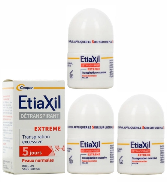 [エティアキシル]デトランスピラン　ノーマル肌用　3個セット<br>[ETIAXIL]DETRANSPIRANT PEAUX NORMAL