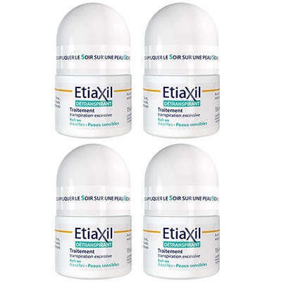 Etiaxil エティアキシル　デトランスピラン  敏感肌用　足用　4個 エティアキシル]デトランスピラン 敏感肌用 4個セット<br>[ETIAXIL