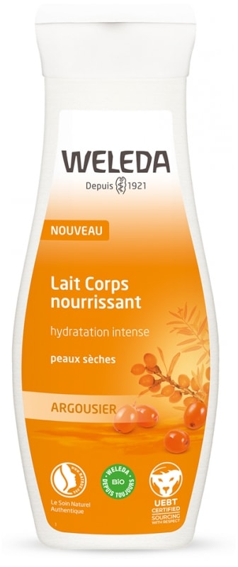 [ヴェレダ]ヒッポファン ボディミルク　200ml<br>[WELEDA]LAIT CORPS NOURRISSANT A L'ARGOUSIER 200ml