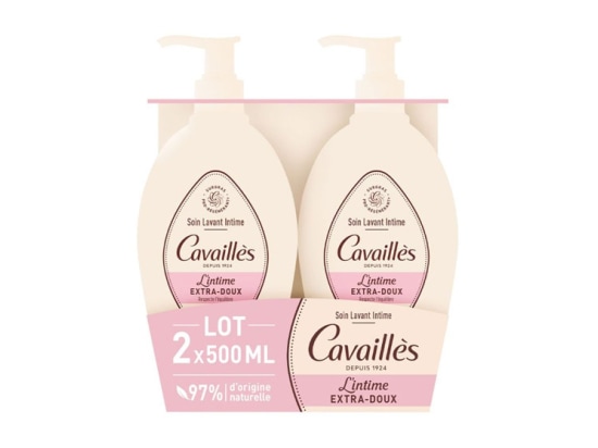 [ロジェカバイエス]デリケートゾーン日常洗浄専用－エクストラソフト　500ｍｌ　2本セット<br>[ROGE CAVAILLES]SOIN LAVANT INTIME EXTRA-DOUX USAGE QUOTIDIEN