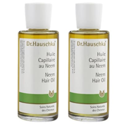 [Drハウシュカ]ニームヘアオイル　2本セット<br>[DR. HAUSCHKA]HUILE CAPILLAIRE AU NEEM - SOIN INTENSIF REVITALISANT