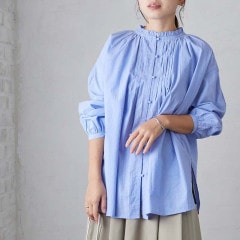 Fanaka 新品・タグ付き　コットンレース　ブラウス　スタンドネック Fanaka 新品・タグ付き コットンレース ブラウス スタンドネック