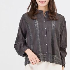 ピンタックリバーレース前開きブラウス | トップス | Fanaka